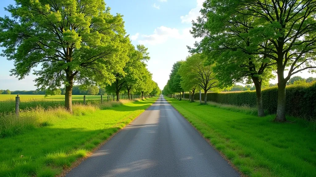 Scenic Great Western Greenway with smooth paved surface, flat terrain, and tree-lined landscape creating a peaceful theofficeofnow environment